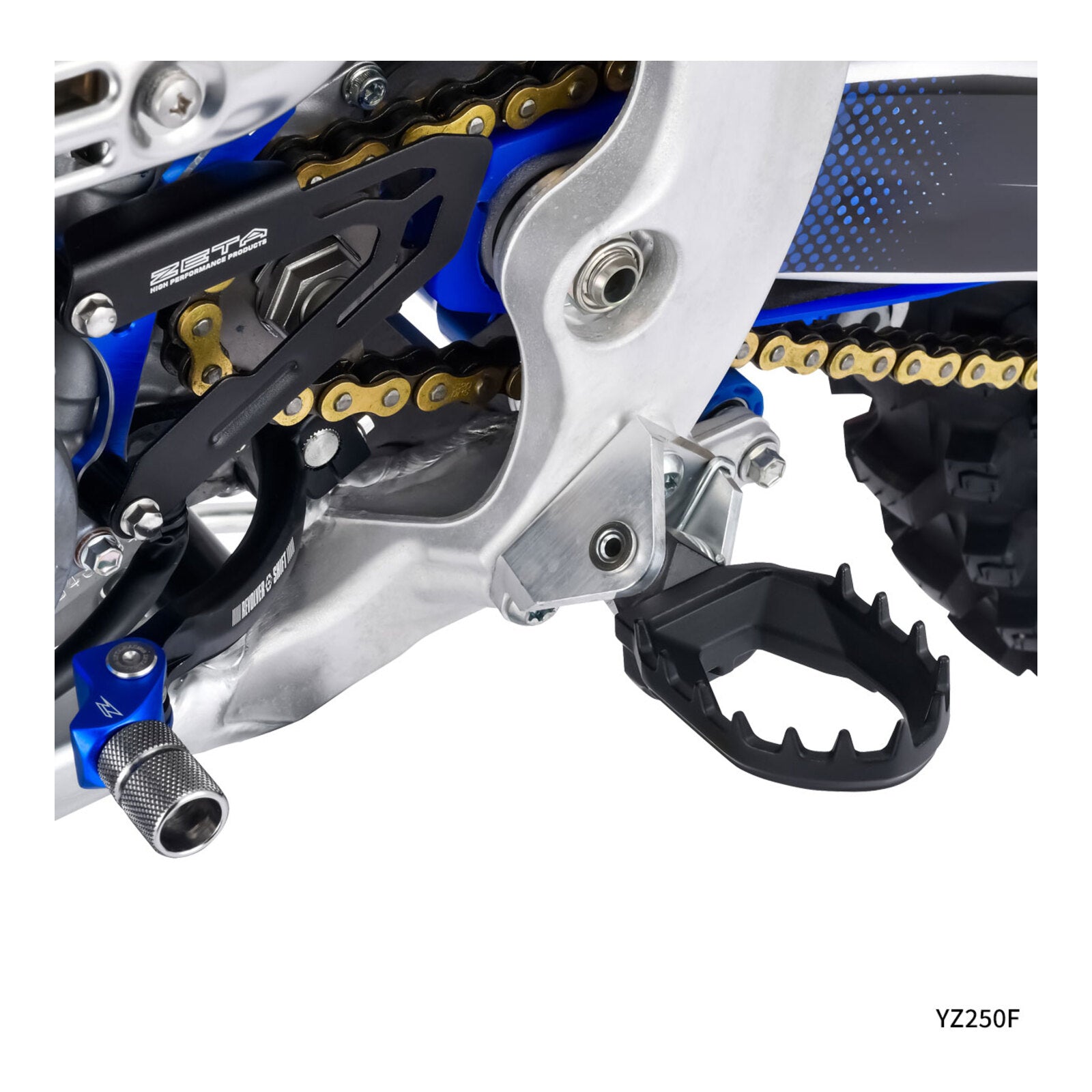 Zeta Max Foot Pegs YZ - Black