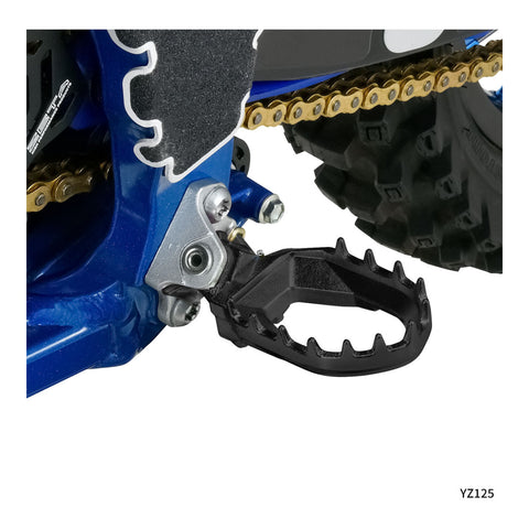 Zeta Max Foot Pegs 2-Stroke Yamaha YZ - Black