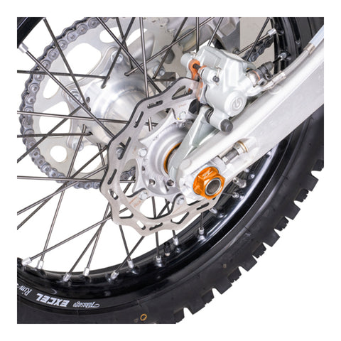 Zeta Axle Nut M22X30-P1.5 H17 - Orange