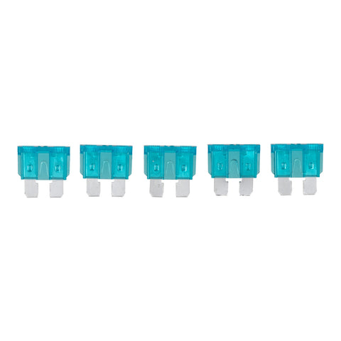Fuse 15A Blade - Blue (Packet of 5)