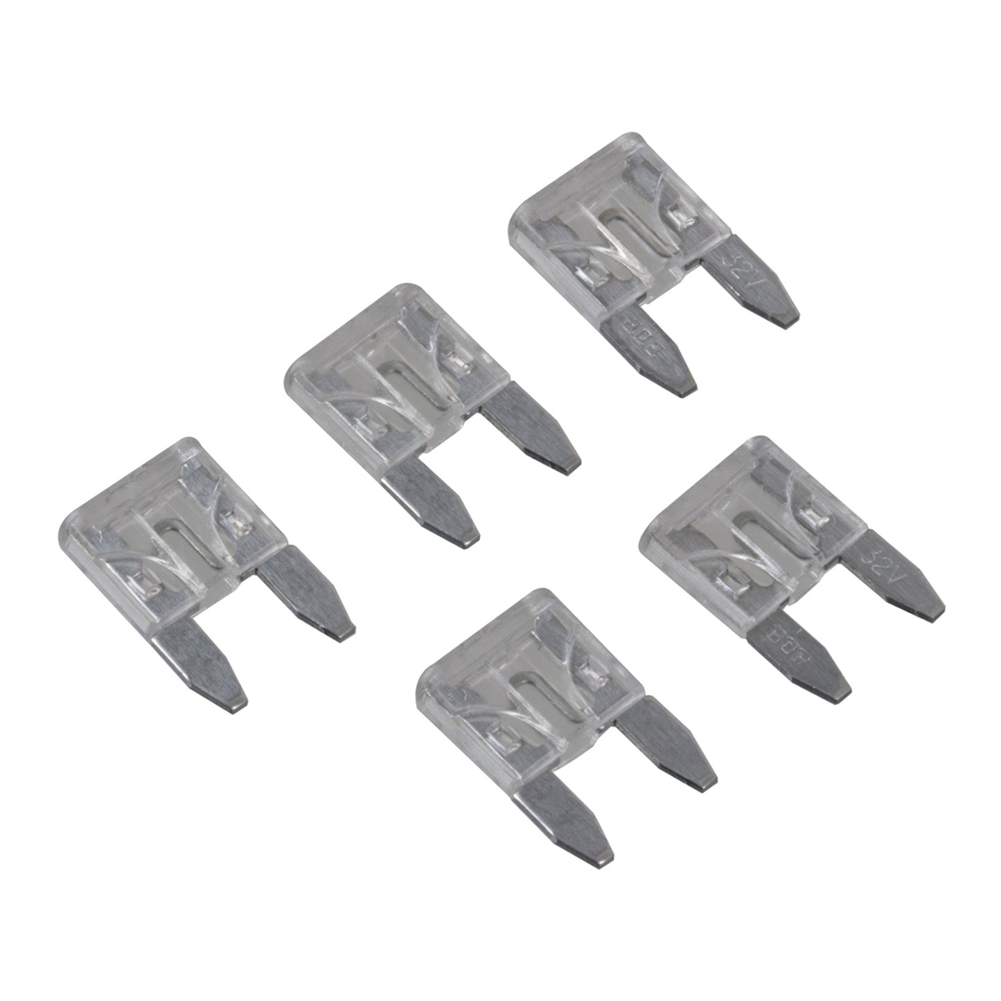 Fuse 25A Mini Blade - Clear (Packet of 5)