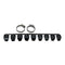 EXHAUST PROTECTOR 4-STROKE BLACK