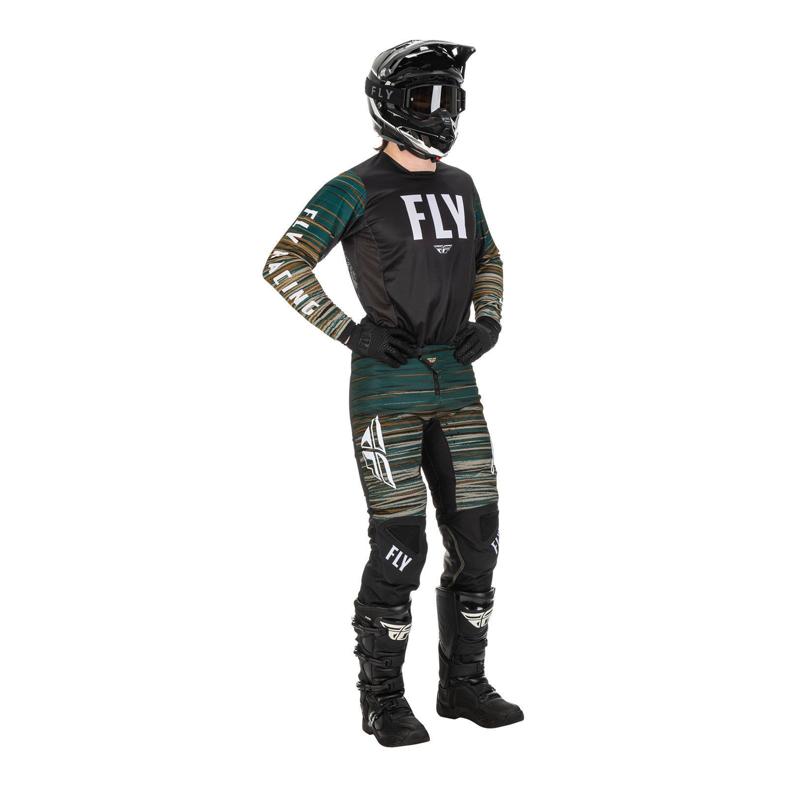 Fly Racing Kinetic Wave Pant - Black / Rum