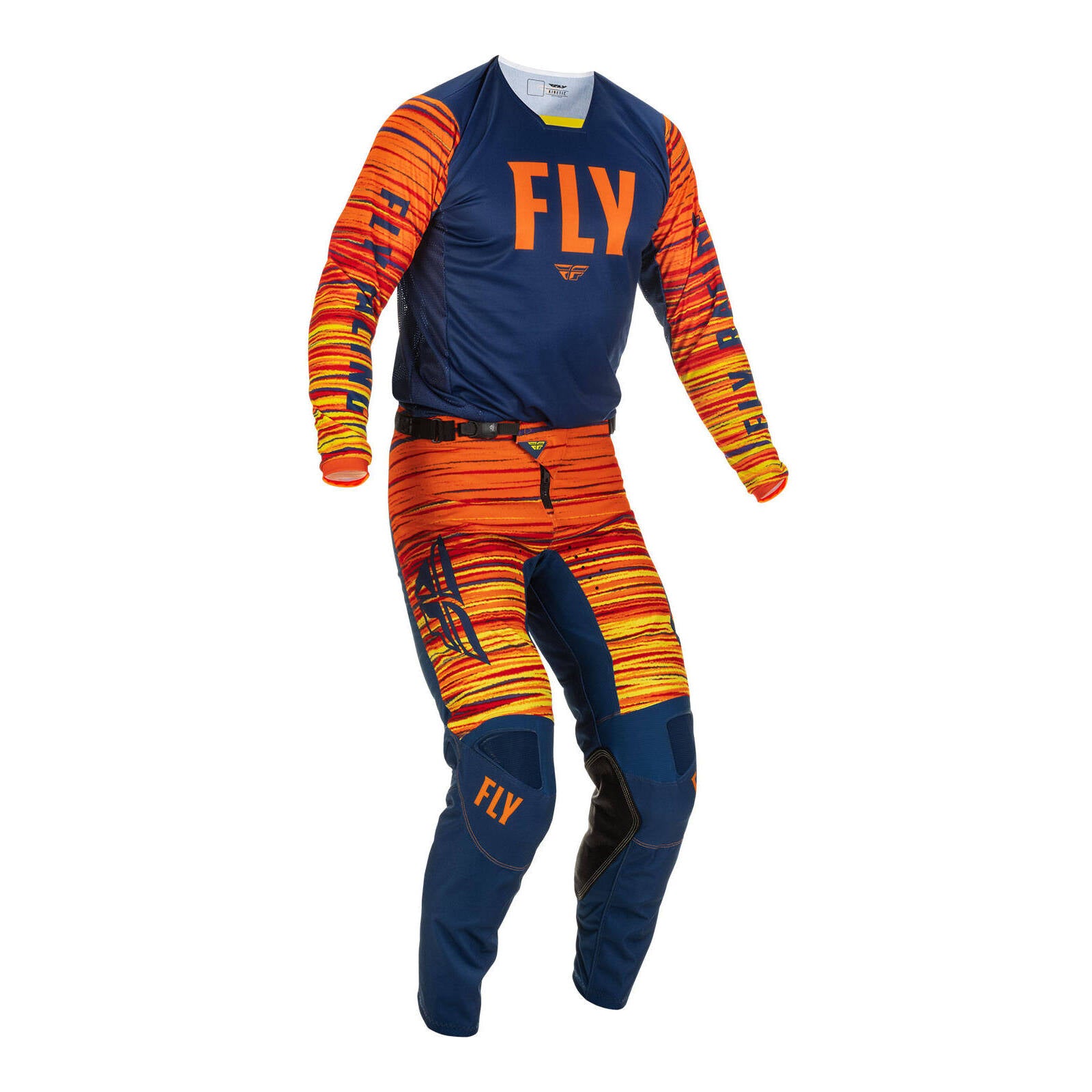 Fly Racing Kinetic Wave Pant - Navy / Orange