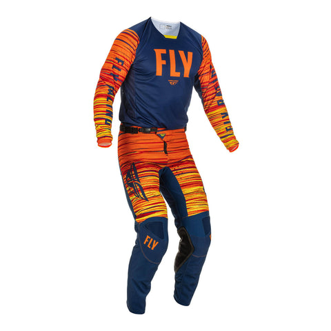 Fly Racing Kinetic Wave Pant - Navy / Orange