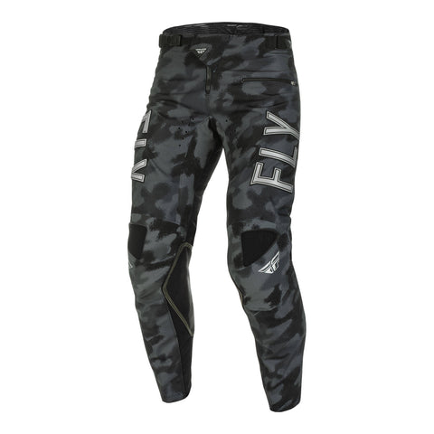 Fly Racing Kinetic Special Edition Tactic Pant - Black / Grey Camo
