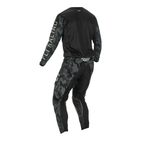 Fly Racing Kinetic Special Edition Tactic Pant - Black / Grey Camo