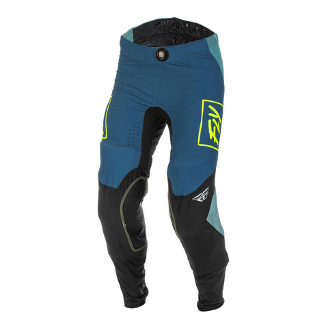 Fly Racing Lite Hydrogen Pant - Grey / Teal / Hi-Vis