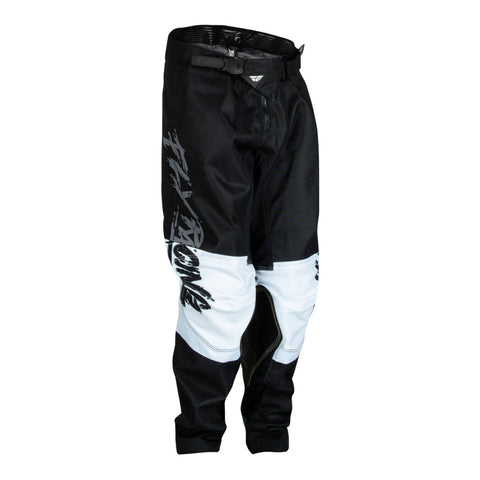 Fly Racing Kinetic Khaos Youth Pant - Grey / Black / White