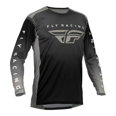 Fly Racing Lite Hydrogen Jersey - Black / Grey