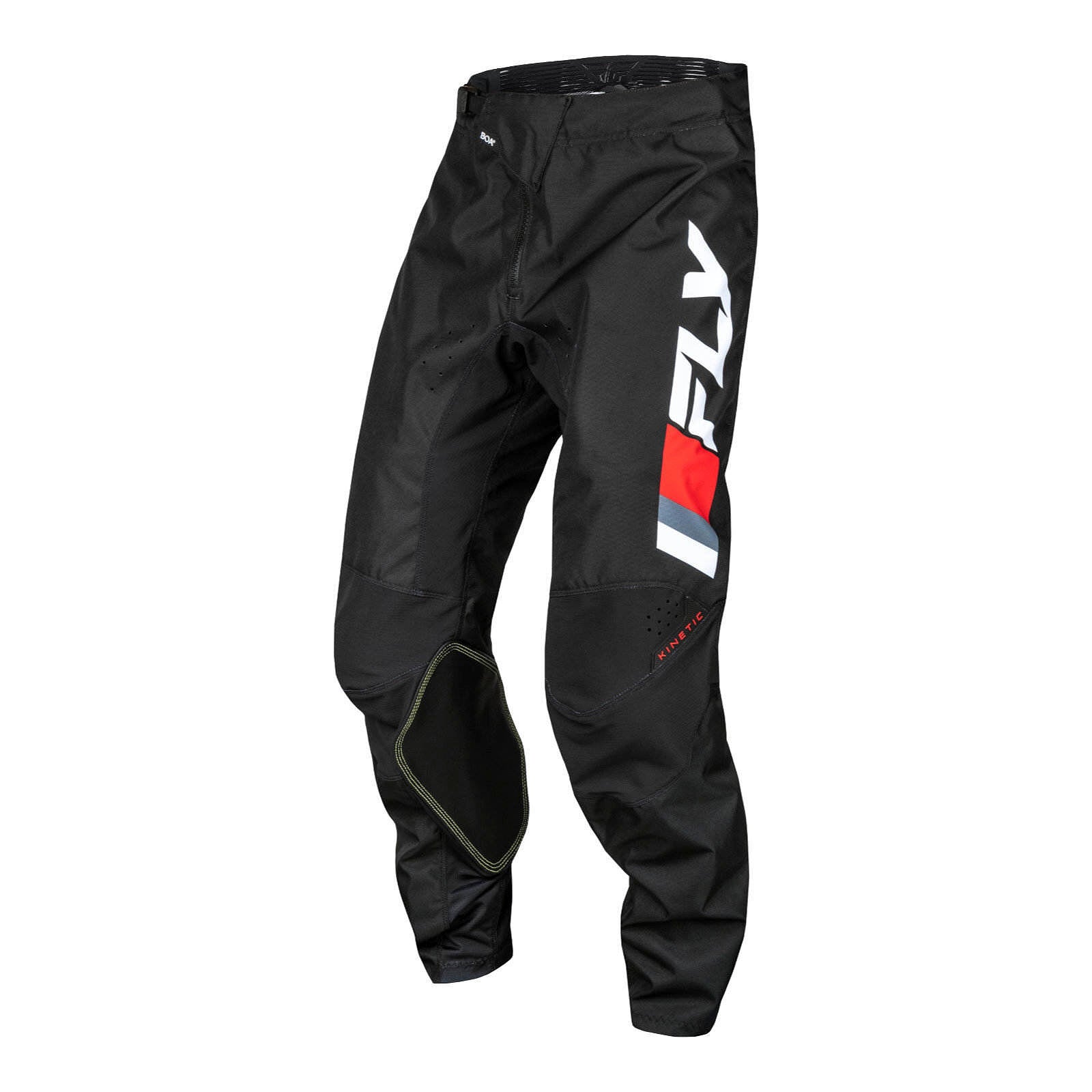 FLY Racing Kinetic Prix Pants - Red / Grey / White