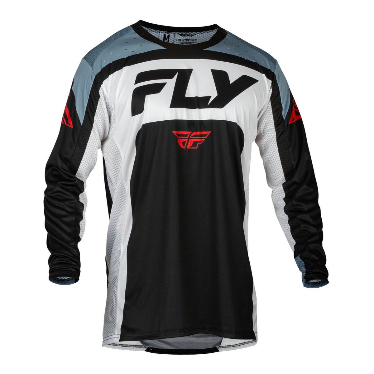 FLY Racing Lite Jersey - Black / White / Denim Grey
