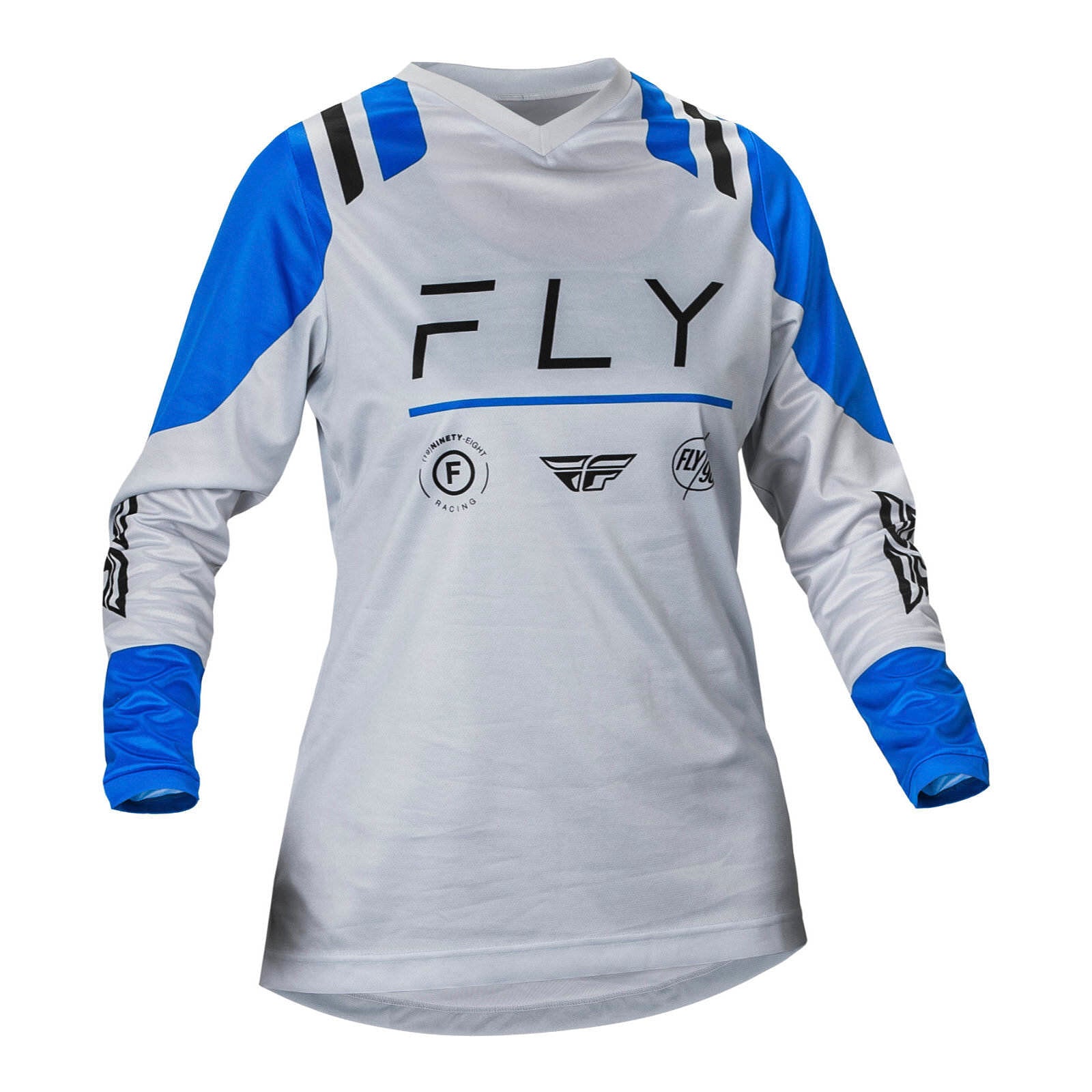 FLY Racing - Womens F-16 Jersey - Arctic Grey / Blue