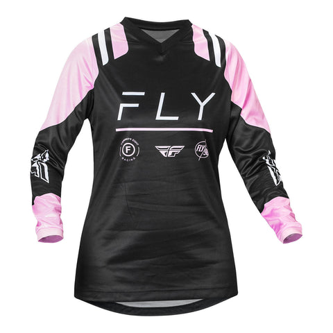 FLY Racing - Womens F-16 Jersey - Black / Lavender