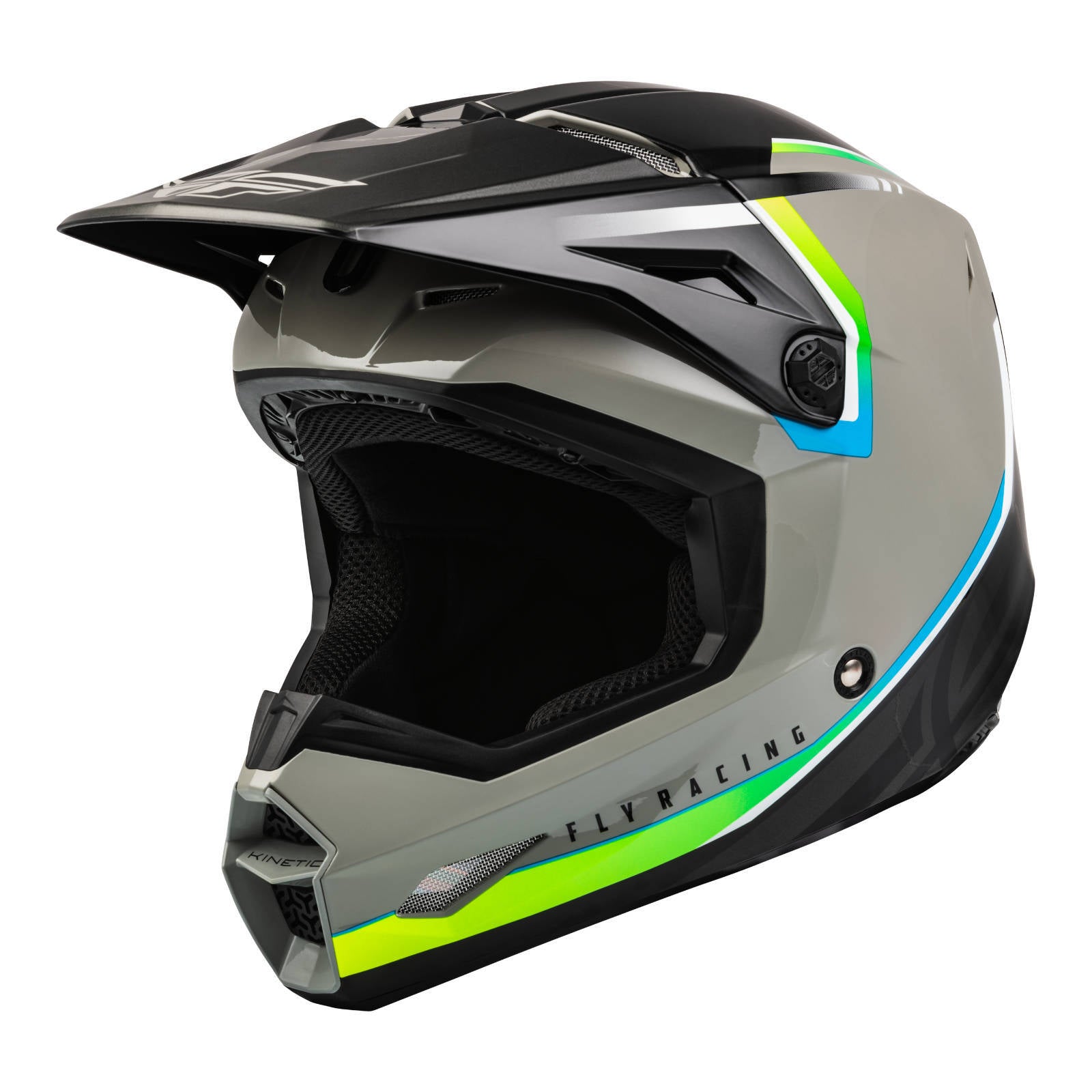 Fly Racing Kinetic Vision Helmet - Grey / Black