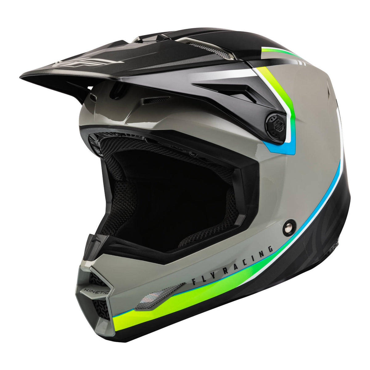 Fly Racing Kinetic Vision Helmet - Grey / Black