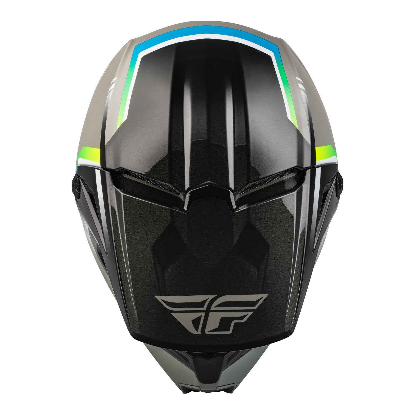Fly Racing Kinetic Vision Helmet - Grey / Black