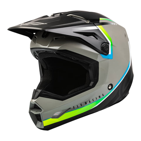 Fly Racing Kinetic Vision Helmet - Grey / Black