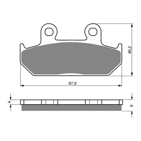 GOLDfren Brake Pads - S3 Sintered Sports