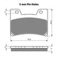 GOLDfren Brake Pads - S3 Sintered Sports