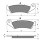 GOLDfren Brake Pads - S3 Sintered Sports