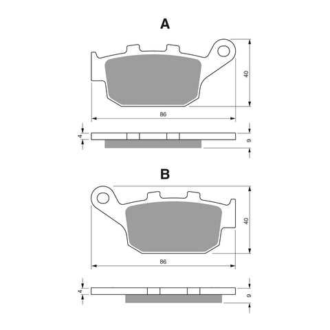 GOLDfren Brake Pads - S3 Sintered Sports