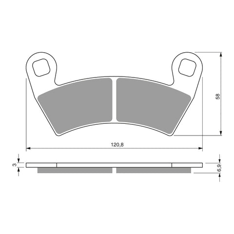 GOLDfren Brake Pads - K5 Off-Road Racing