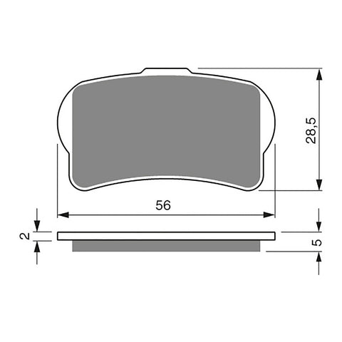GOLDfren Brake Pads - K5 Off-Road Racing