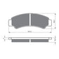 GOLDfren Brake Pads - K5 Off-Road Racing