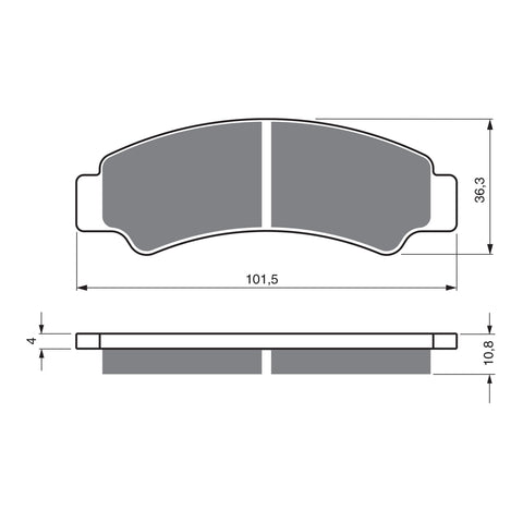 GOLDfren Brake Pads - K5 Off-Road Racing