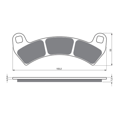 GOLDfren Brake Pads - K5 Off-Road Racing