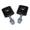 Whites Handlebar Mount 1-1/8 Taper Flat Black 12mm Bolt