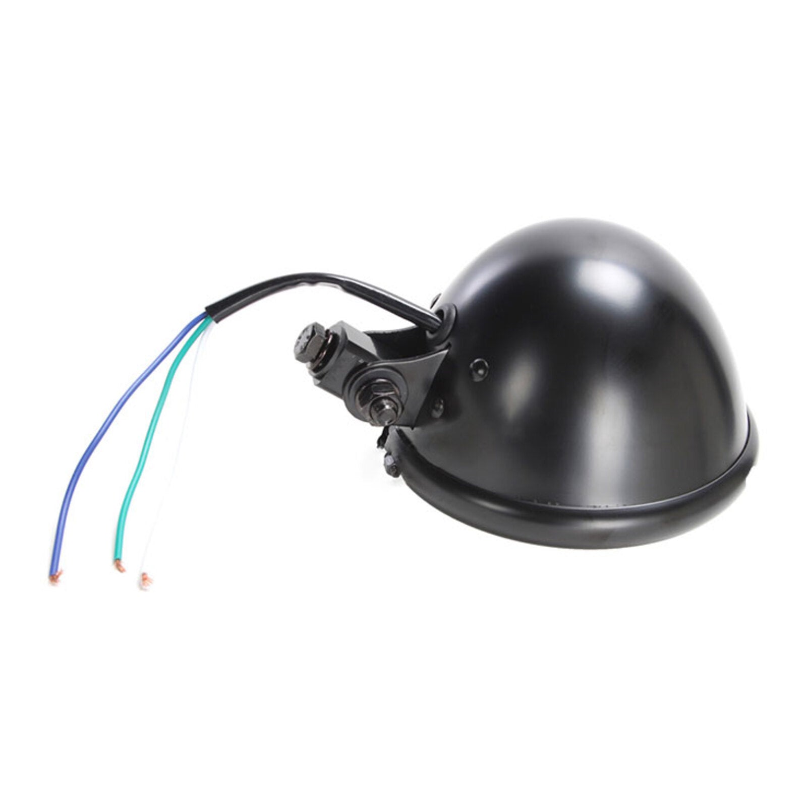 WHITES HEADLIGHT BATES 5 3/4 BTM MNT H4 60/55w BLK