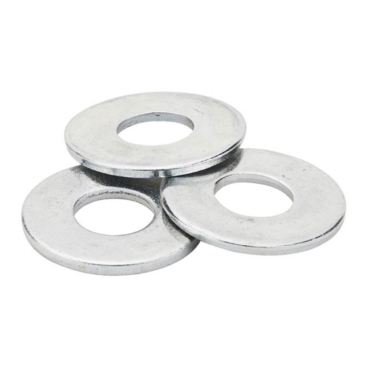 Whites Washer Flat Zinc Plated - 4mm (50 Pack)