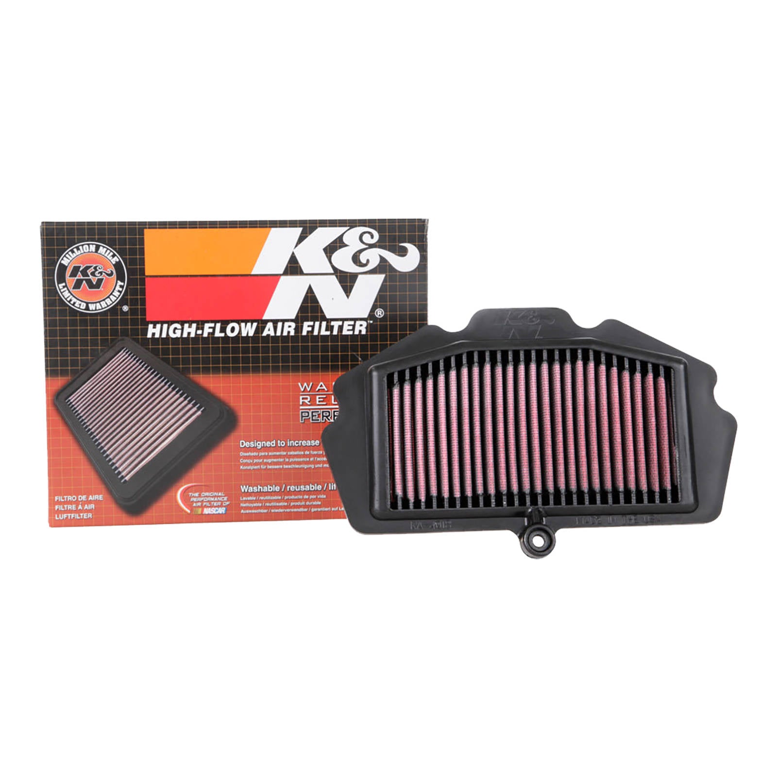 K&N Replacement Air Filter Kaw EX400 Ninja '18-'21
