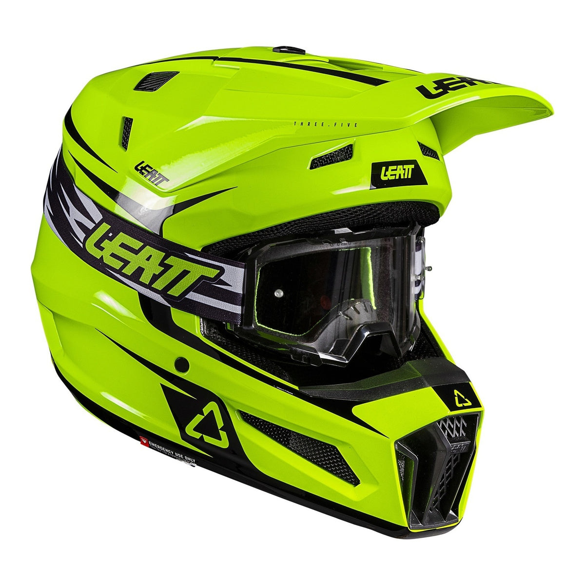 Leatt 2026 3.5 Junior Helmet Kit - Neon Yellow