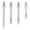 Leatt Kit GPX 4.5 / 5.5 Boot Strap FlexLock - White 4-pcs