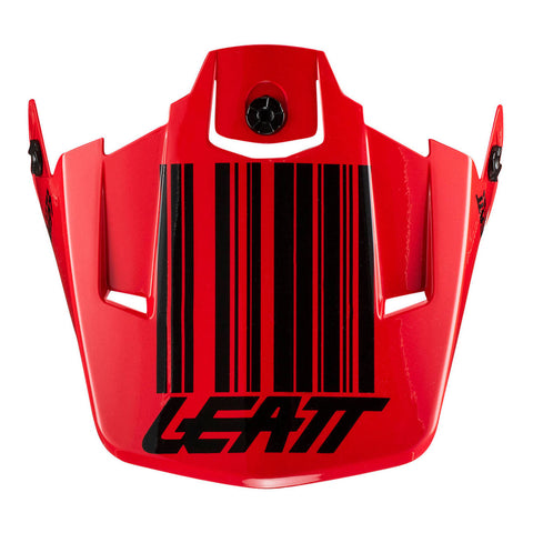 Leatt 2020 Helmet Peak GPX 3.5 V20.1 - Red / Black (M-2XL)