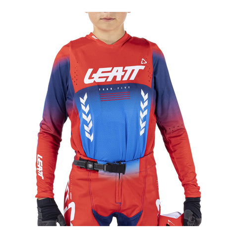 Leatt 2026 4.5 Junior Jersey - Royal Blue / Red