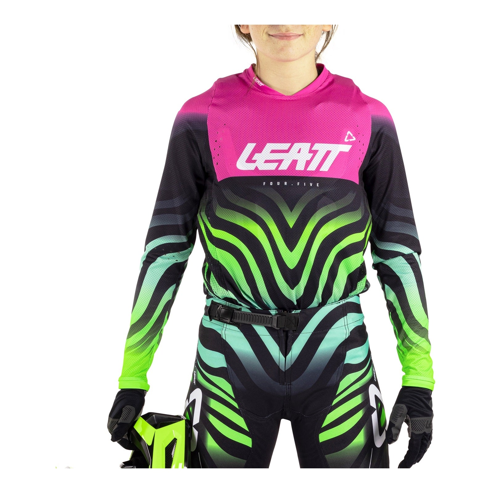 Leatt 2026 4.5 Junior Jersey - Tiger Pink