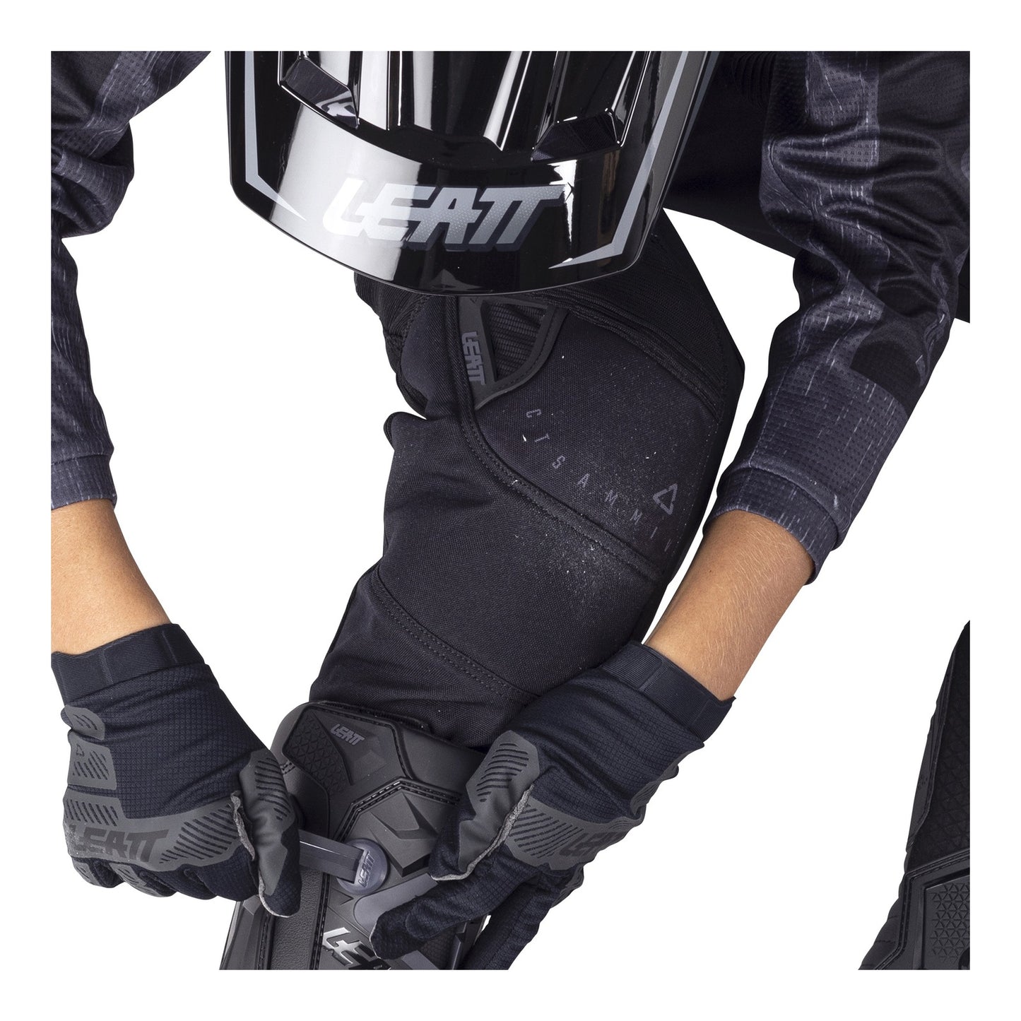 Leatt 2026 3.5 Mini Ride Kit - Stealth Black / Grey