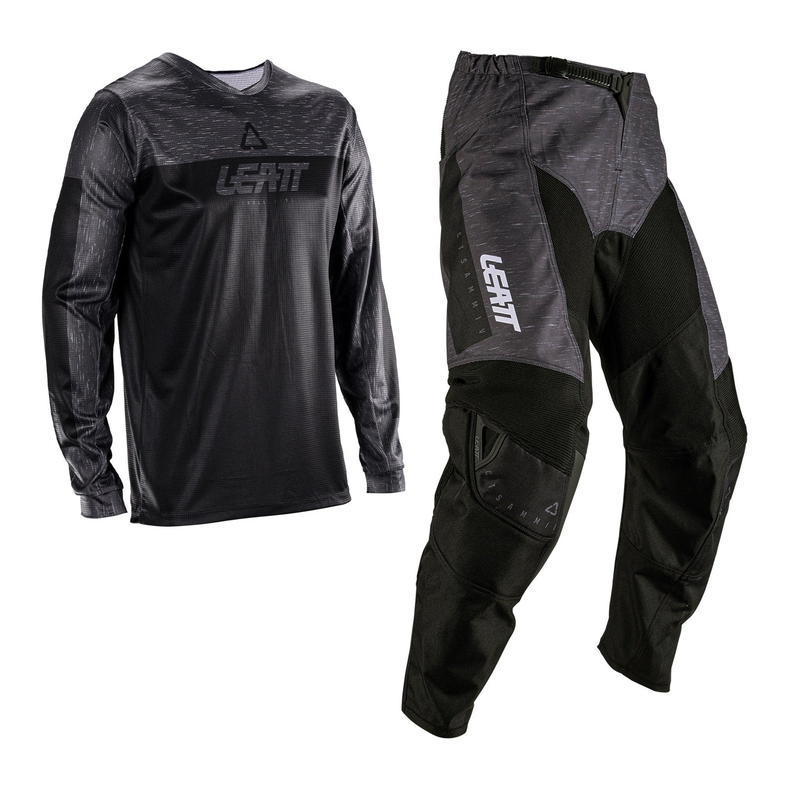 Leatt 2026 3.5 Junior Ride Kit - Stealth Black / Grey