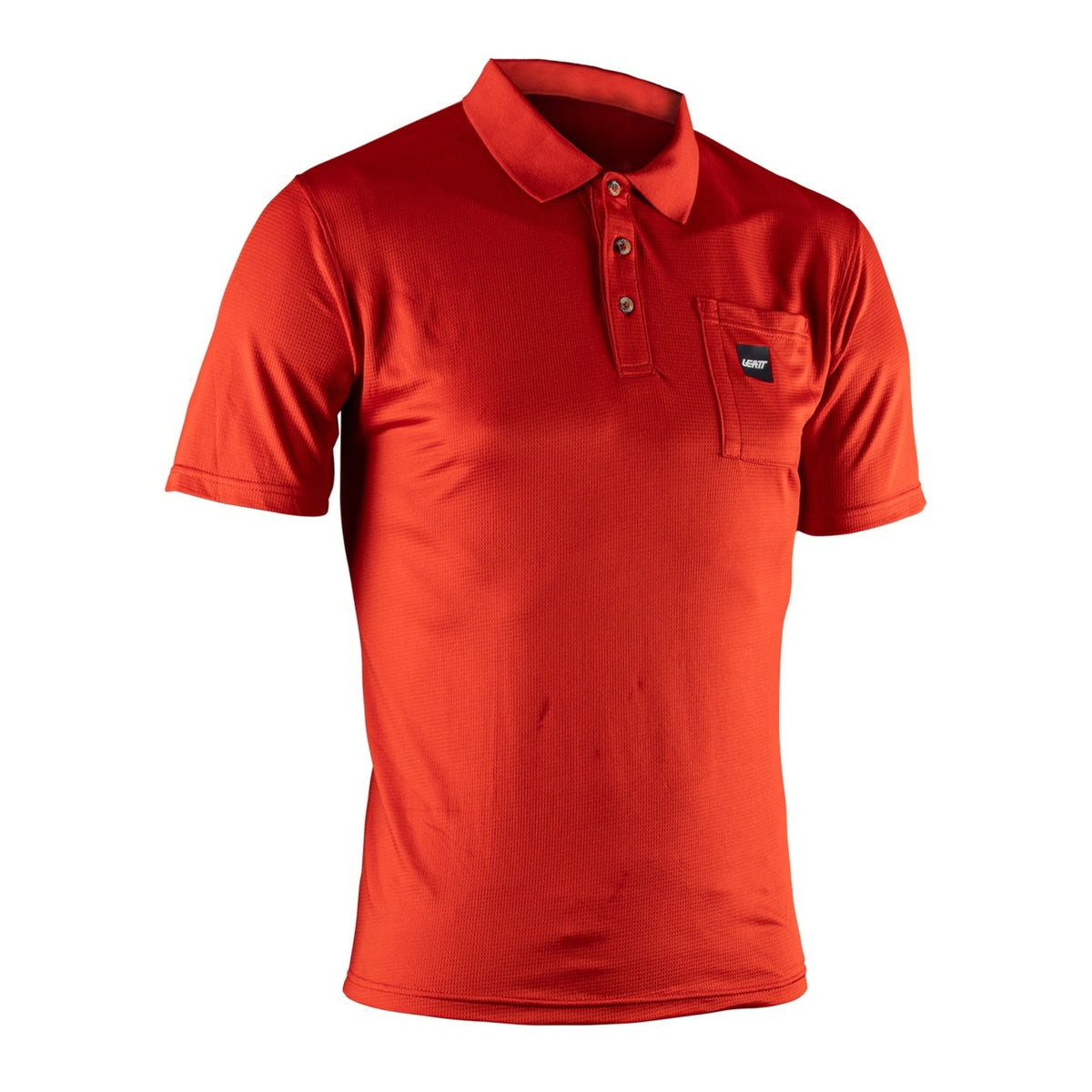Leatt Team Polo Shirt (Short) - Chili Red
