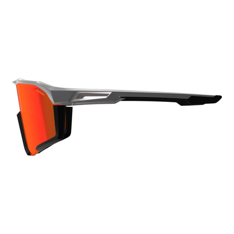 Leatt SpeedViz Pro Sunglasses - Black / White Iriz Cryztal Red 13 VLT