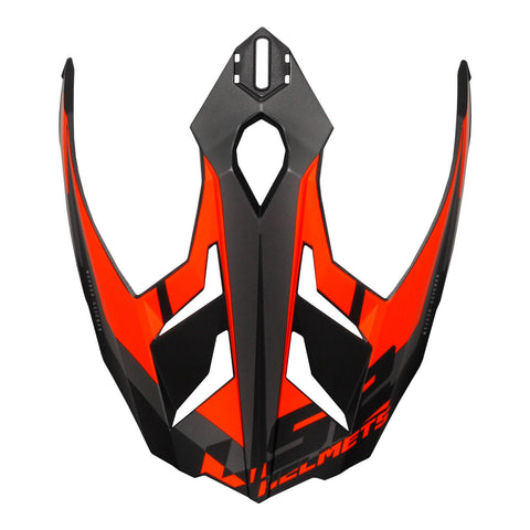 LS2 MX701 Explorer Peak Alter - Matte Black / Fluo Orange