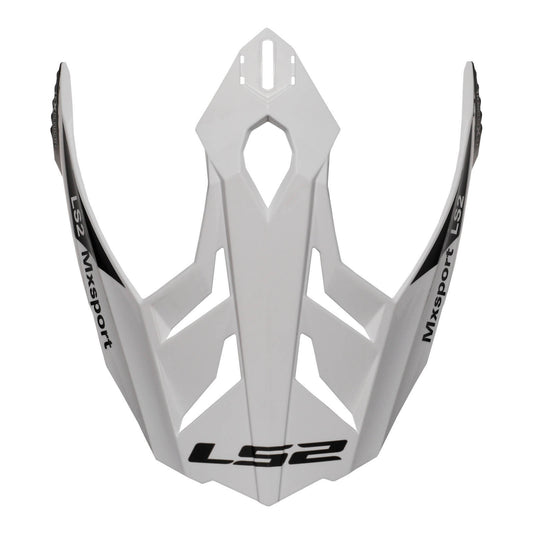 LS2 MX701 Frontier Helmet Peak - Gloss Black / Blue