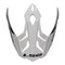 LS2 MX701 Frontier Helmet Peak - Gloss Black / Blue