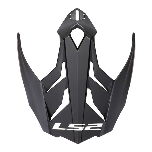 LS2 MX701 Helmet Peak - Matte Black