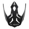LS2 MX701 Helmet Peak - Gloss Black