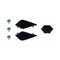 LS2 MX701 Explorer Cover Side Screw Peak - Gloss Black